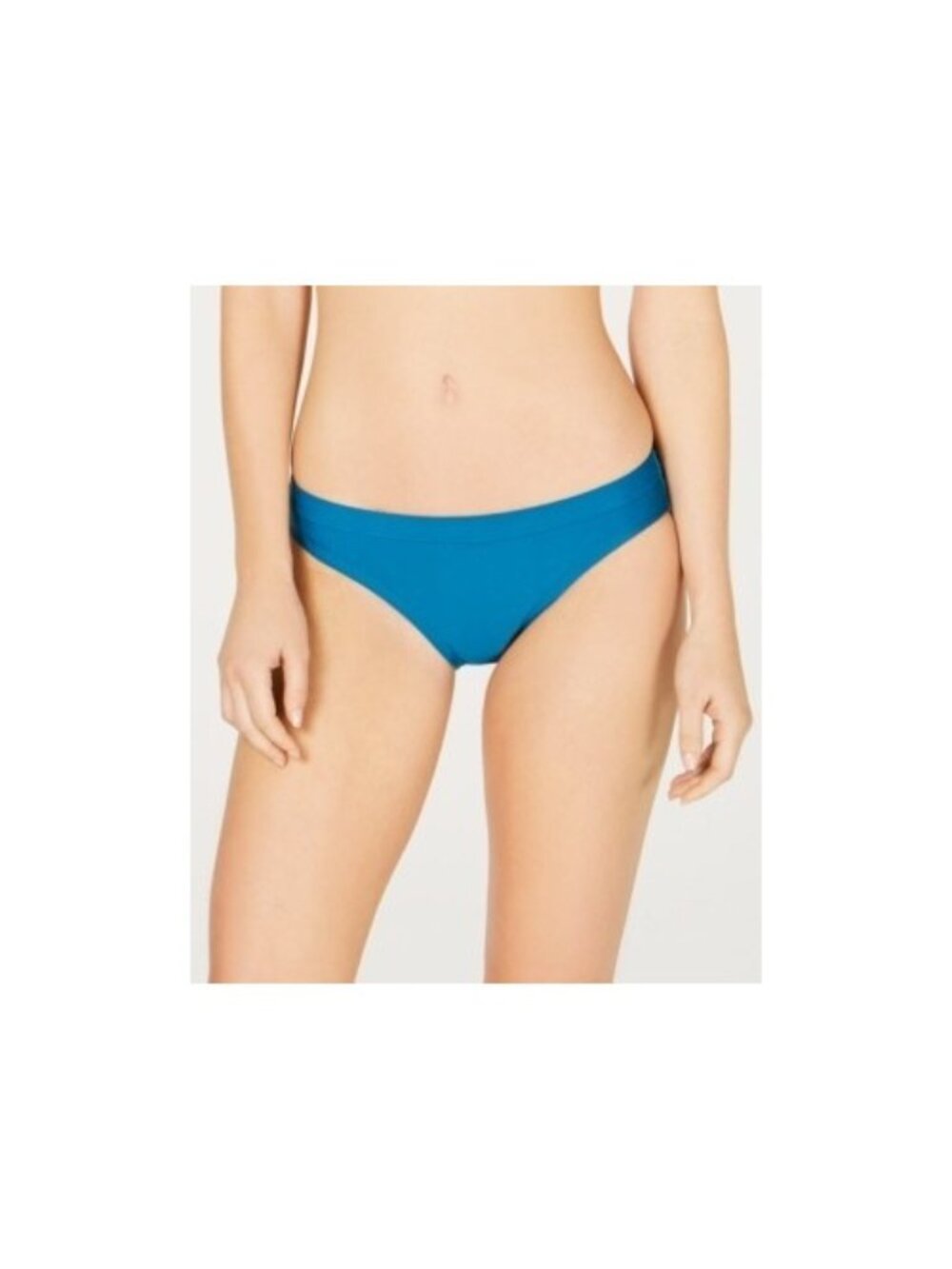 NIKE Women Athletic SWIMWEAR Bikini Hipster Bottom ONLY Solid Green Abyss Size M